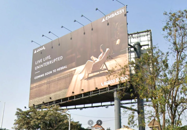 40x20ft Billboard in Hebbal near main signal